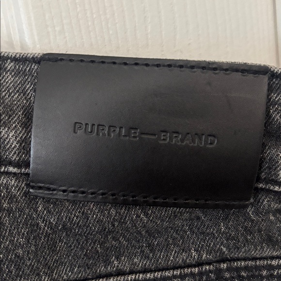 Men's Bootcut Distressed Jeans in Black - Picture 4 of 10